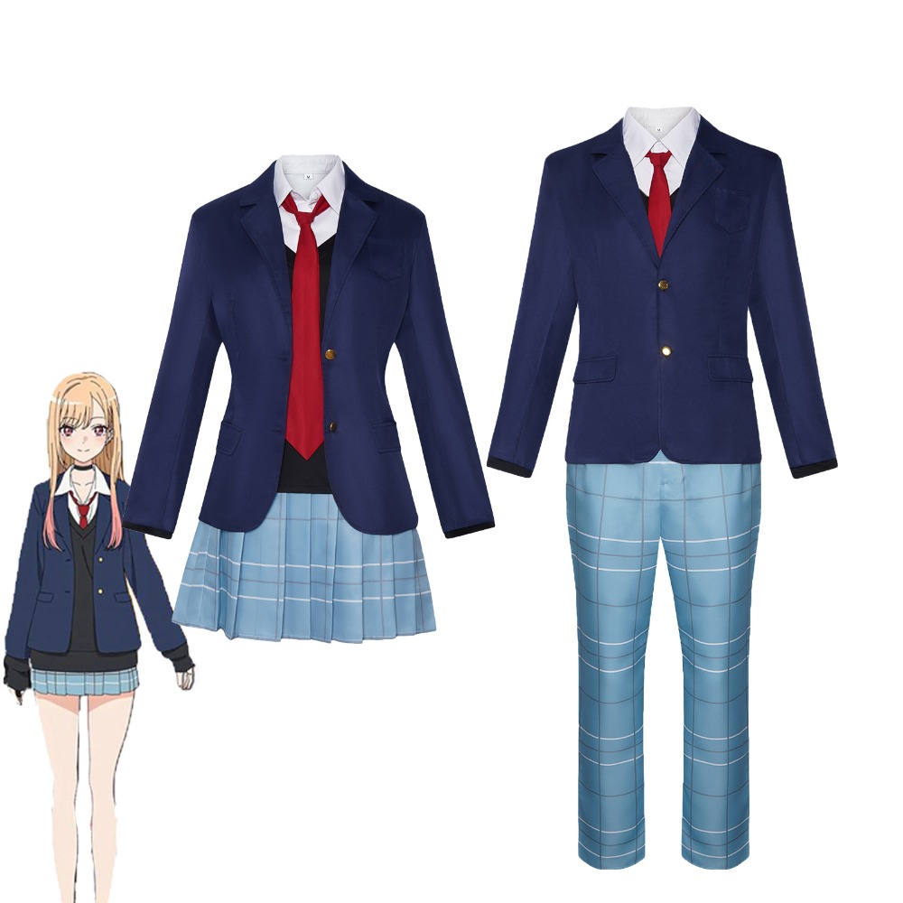 Kitagawa Anime Cosplay - คิตากาวะ มาริน โกโจ วาคานะคอสเพลย์อะนิเมะเครื่องแต่งกายผู้ใหญ่ JK ชุดนักเรียนฮาโลวีนปาร์ตี้คาร์นิวัลสำหรับชายหญิงเครื่องแต่งกายบนเวที