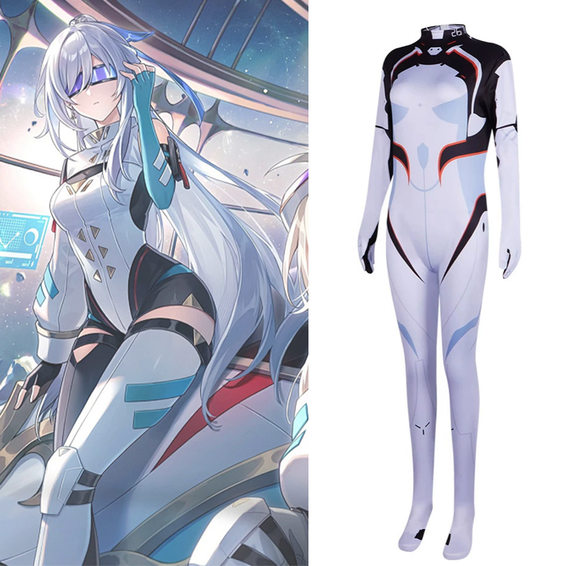 Anime Cosplay Jumpsuit - ชุดคอสเพลย์อนิเมะ Honkai Star Rail แบบ Firefly