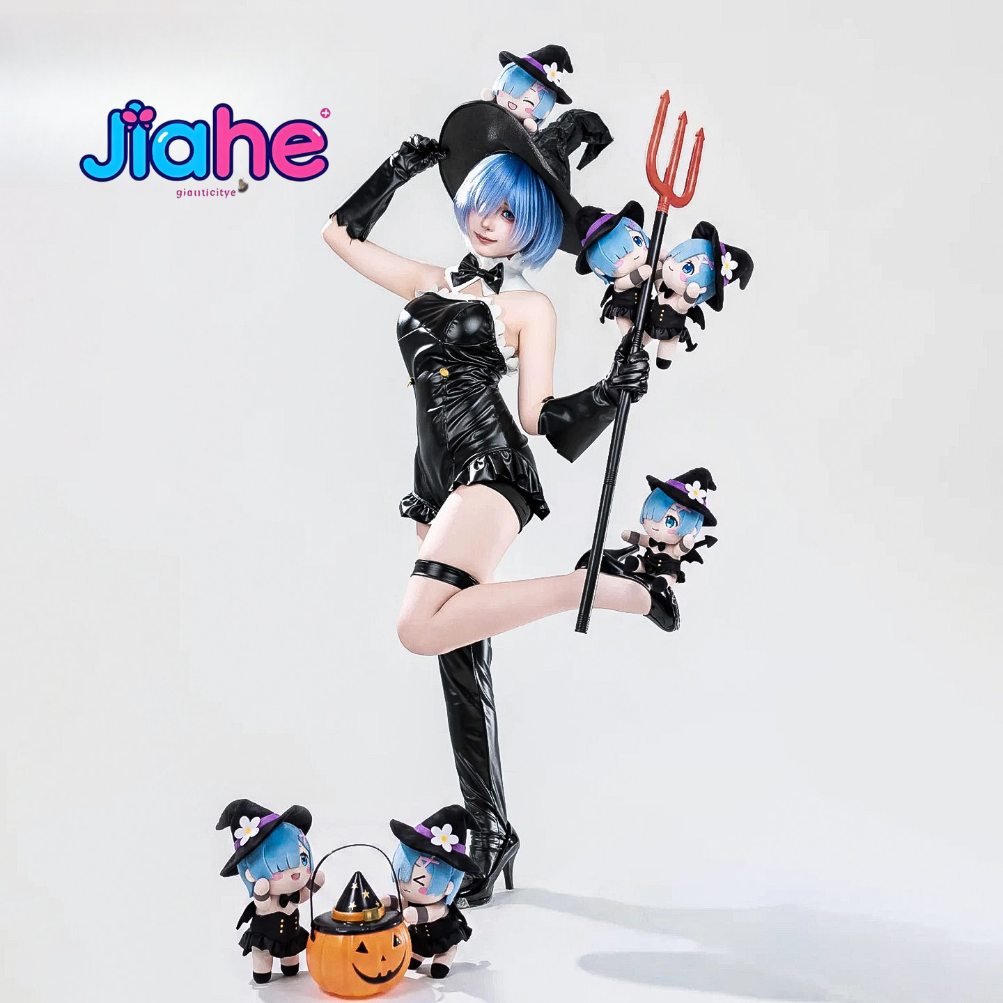 Anime Cosplay Jumpsuit - ชุดคอสเพลย์ Rem จาก Re:Zero ชีวิตใหม่ในโลกอื่น รุ่น