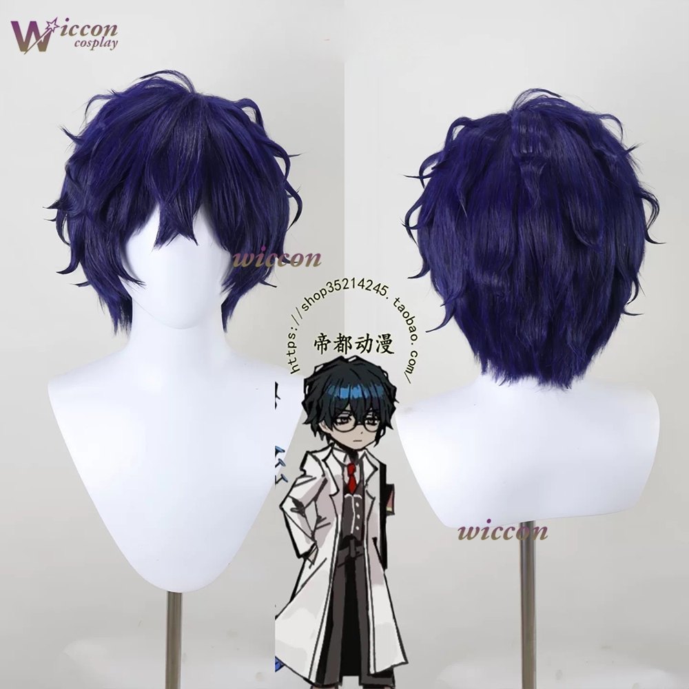 Anime Cosplay Blue Hair - ชุดคอสเพลย์เกม Limbus Company Hohenheim Past วิกผมสีน้ำเงิน