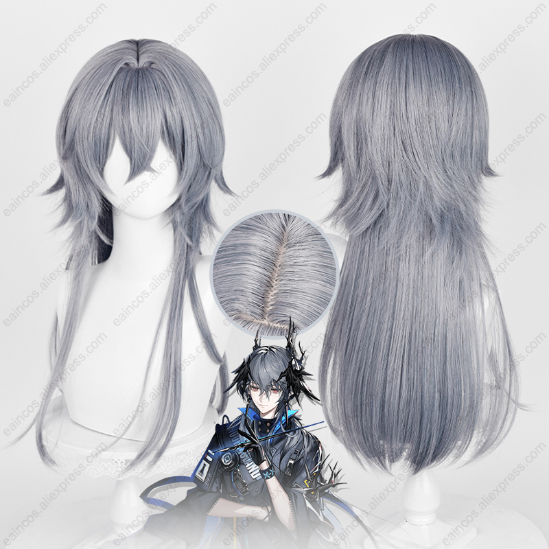 วิกผมคอสเพลย์วิกผมปลอมยาว62ซม. - Anime Cosplay Blue Hair บทวิจารณ์และราคา