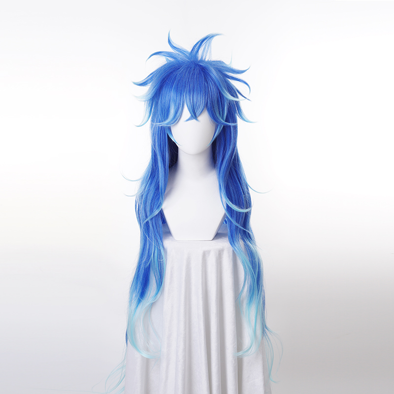 Idia Shroud วิกผมคอสเพลย์ Herc - Anime Cosplay Blue Hair บทวิจารณ์และราคา