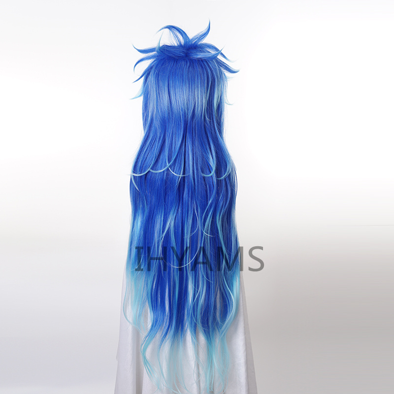 Idia Shroud วิกผมคอสเพลย์ Herc - Anime Cosplay Blue Hair บทวิจารณ์และราคา