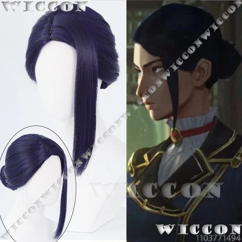 x;3,f6'b7\g,วิกผมสีฟ้าผมยาวสำห - Anime Cosplay Blue Hair บทวิจารณ์และราคา