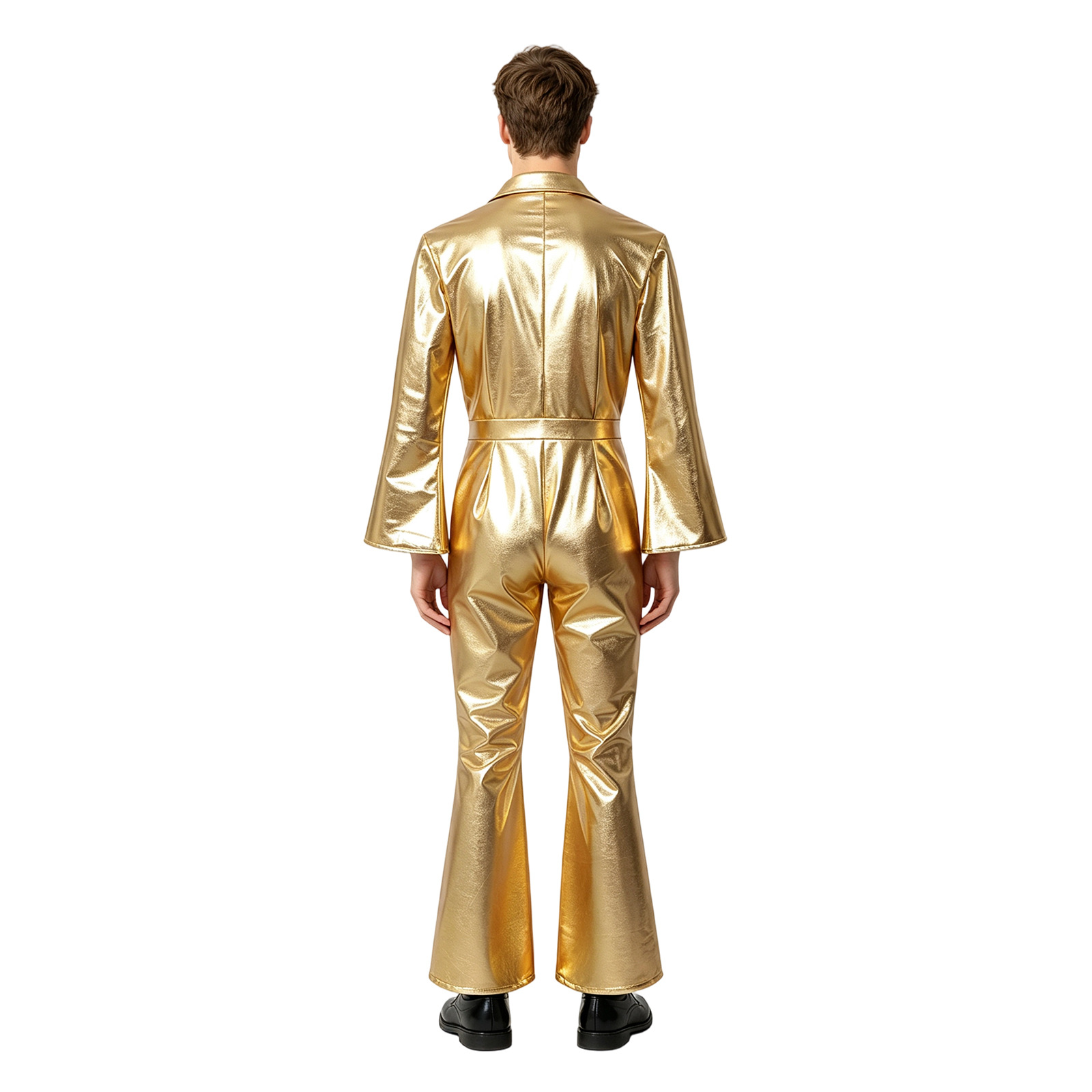ชุดจั๊มสูทสีทองเมทัลลิกเงางาม  - Anime Cosplay Jumpsuit บทวิจารณ์และราคา